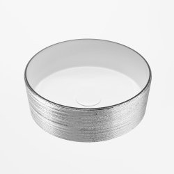 Раковина Grossman GR-5020SW серебряный-белый купить в интернет-магазине Sanbest