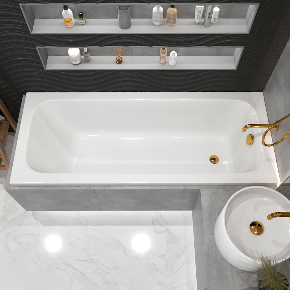 Акриловая ванна WhiteCross Vibe 170x70 0105.170070.100 белая купить в интернет-магазине Sanbest