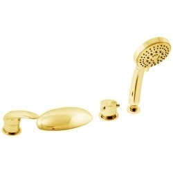 Смеситель на борт ванны RAV-Slezak DUNAJ D470.5PZ золото купить в интернет-магазине сантехники Sanbest