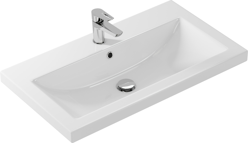 Мебель для ванной подвесная Cersanit LOUNA 80 белая для ванной в интернет-магазине Sanbest