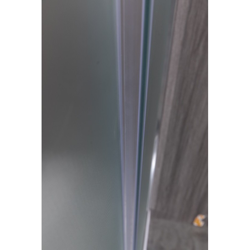 Душевой уголок ESBANO ESR-8025 100x100 стекло рифленое/профиль хром купить в интернет-магазине Sanbest