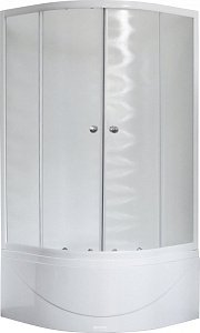 Душевой уголок Royal Bath RB100BK-C 100х100 матовый купить в интернет-магазине Sanbest