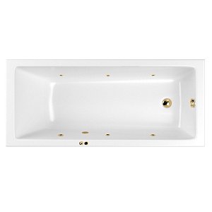 Ванна с гидромассажем WhiteCross WAVE SOFT 150x70 белая/золото купить в интернет-магазине Sanbest