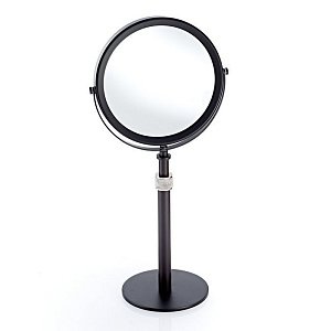 Косметическое зеркало DECOR WALTHER Club SP 13/V 17x50 черный матовый, хром купить в интернет-магазине сантехники Sanbest