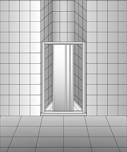 Душевая дверь Gutewetter Practic Door GK-403 150х190 купить в интернет-магазине Sanbest
