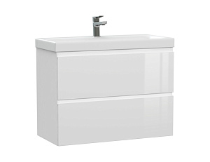 Мебель для ванной Cersanit Moduo Slim 80 белая для ванной в интернет-магазине Sanbest
