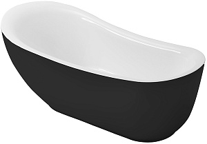 Ванна акриловая Grossman Style 180х89 черная матовая купить в интернет-магазине Sanbest