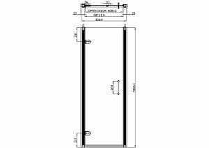 Душевая дверь Burlington C19 купить в интернет-магазине Sanbest