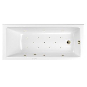 Ванна с гидромассажем WhiteCross WAVE RELAX 170x75 белая/бронза купить в интернет-магазине Sanbest
