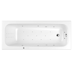 Гидромассажная ванна WhiteCross Vibe 170x70 ULTRA NANO белая/хром купить в интернет-магазине Sanbest
