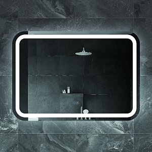Зеркало с LED подстветкой Cezares STYLUS CZR-SPC-LED-TCH-WARM 100x70 в ванную от интернет-магазине сантехники Sanbest
