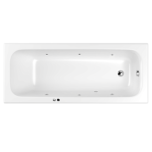 Гидромассажная ванна WhiteCross Vibe 170x70 SOFT белая/хром купить в интернет-магазине Sanbest