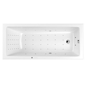 Ванна с гидромассажем WhiteCross WAVE NANO 160x80 белая/хром купить в интернет-магазине Sanbest
