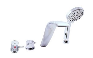 Смеситель для ванны RAV-Slezak DUNAJ DT261.5P хром купить в интернет-магазине сантехники Sanbest