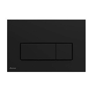 Кнопка для инсталляции Ravak UNI SLIM X01744 черная матовая купить в интернет-магазине сантехники Sanbest