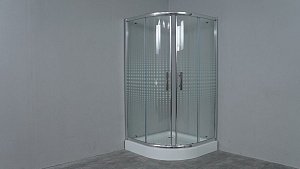 Душевой уголок TIMO TL-9001 90x90 стекло прозрачное с рисунком купить в интернет-магазине Sanbest