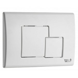 Кнопка для инсталляции WeltWasser WW MARBERG 507 SE GL-WT белая купить в интернет-магазине сантехники Sanbest