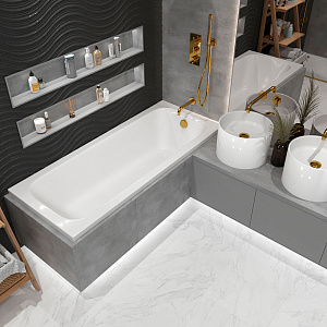 Акриловая ванна WhiteCross Vibe 170x70 0105.170070.100 белая купить в интернет-магазине Sanbest