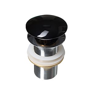 Донный клапан без перелива Melana MLN-330300B в блистере/черный купить в интернет-магазине сантехники Sanbest