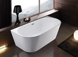 Ванна акриловая пристенная Art&Max 150x75 белая купить в интернет-магазине Sanbest