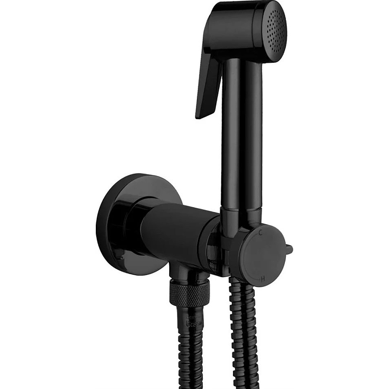 Гигиенический душ Bossini Paloma E37015B.073 черный купить в интернет-магазине сантехники Sanbest