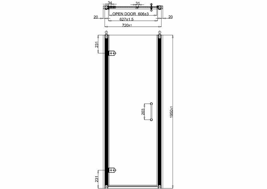 Душевая дверь Burlington C19 купить в интернет-магазине Sanbest