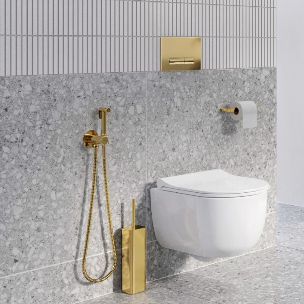 Гигиенический душ Excellent Pi AREX.1204GL золото купить в интернет-магазине сантехники Sanbest