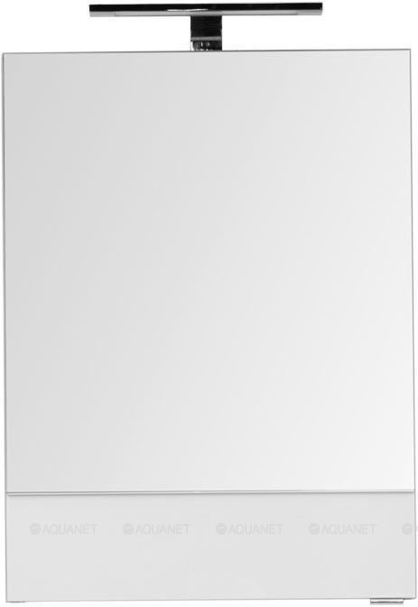 Зеркальный шкаф Aquanet Верона 207763 50 белый в ванную от интернет-магазине сантехники Sanbest