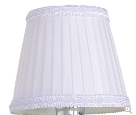 Абажур для светильника Tiffany World TW11-01bi белый/белый кант купить в интернет-магазине сантехники Sanbest