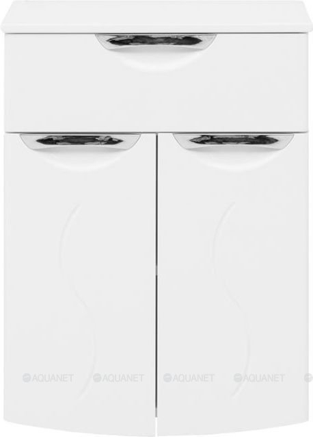Нижняя тумба Aquanet Асти 50 белый для ванной в интернет-магазине сантехники Sanbest