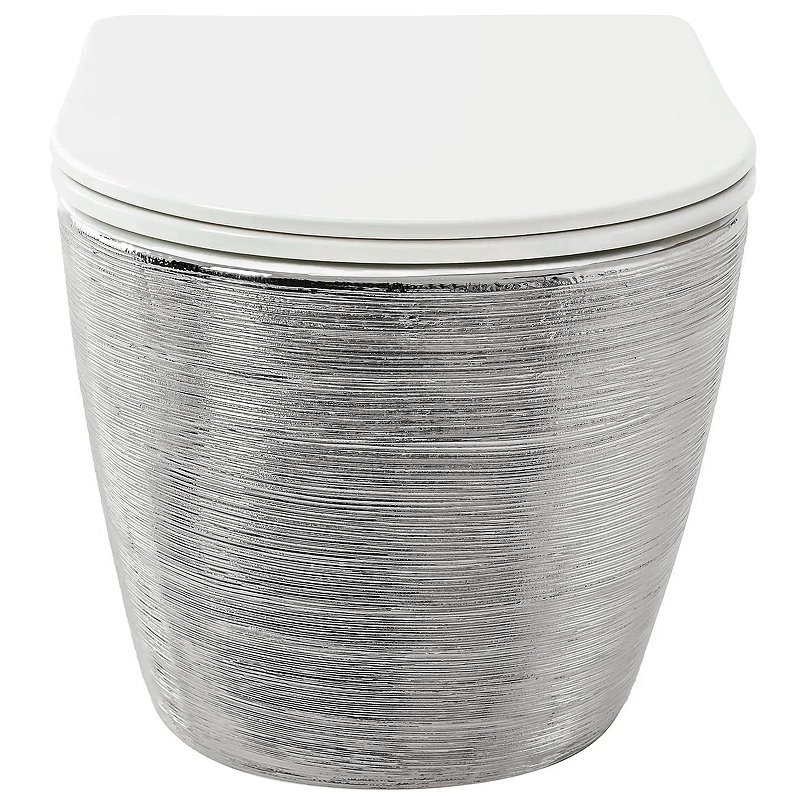 Унитаз подвесной Grossman GR-4455SWS серебро купить в интернет-магазине Sanbest