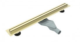Душевой лоток Esbano Slim 60 SIDE-60SG ESTRSLMSIDE60SG золото матовое купить в интернет-магазине Sanbest