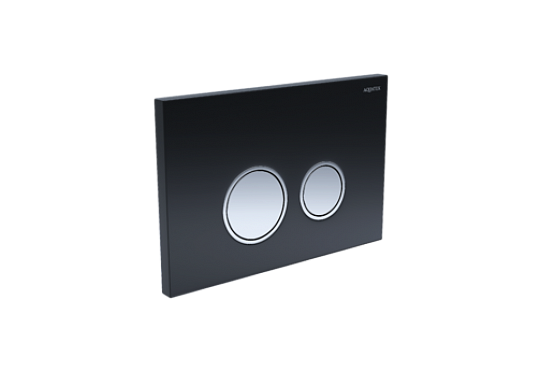 Кнопка для инсталляции Aquatek KDI-0000029 черная/хром купить в интернет-магазине сантехники Sanbest