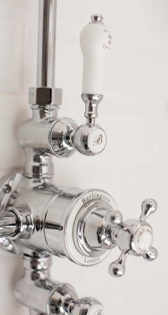 Душевая система Burlington Avon BAF3S верхний душ 236 купить в интернет-магазине сантехники Sanbest