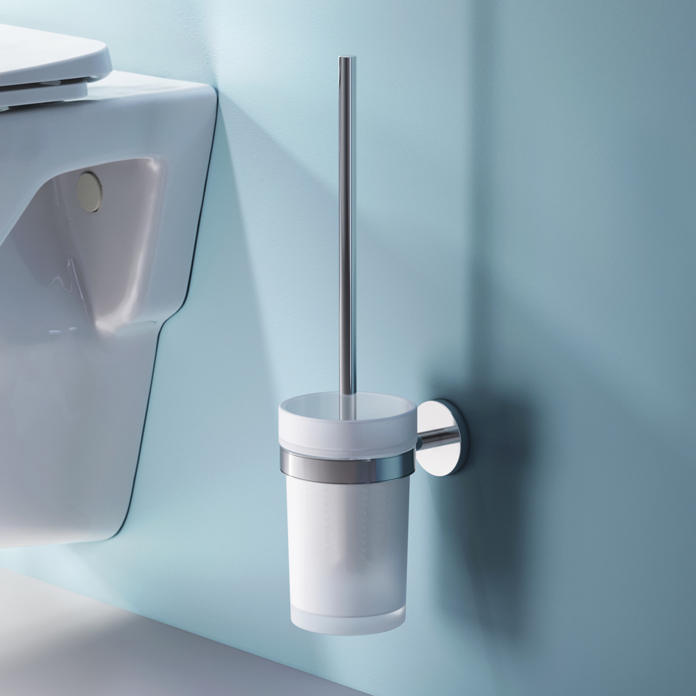 Ершик для туалета AM.PM X-Joy A85A33300 хром купить в интернет-магазине сантехники Sanbest