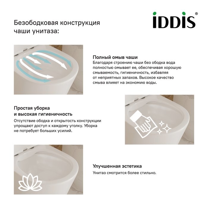 Унитаз-компакт Iddis Drum DRU2DSEi24 купить в интернет-магазине Sanbest