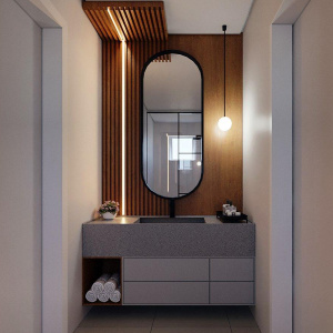 Зеркало Azario Виола 50х100 в ванную от интернет-магазине сантехники Sanbest