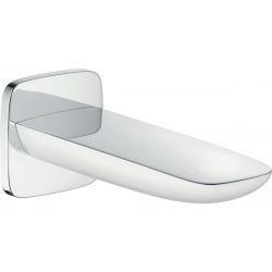 Излив для ванны Hansgrohe PuraVida 15412400 белый/хром купить в интернет-магазине сантехники Sanbest