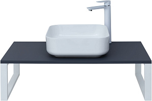 Столешница для раковины Aquanet Арт 90 маренго для ванной в интернет-магазине сантехники Sanbest