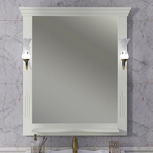 Зеркало Опадирис Риспекто 85 00-00007062 слоновая кость в ванную от интернет-магазине сантехники Sanbest