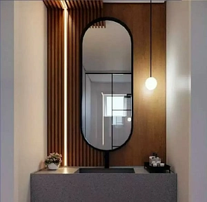 Зеркало Azario Виола 50х100 в ванную от интернет-магазине сантехники Sanbest