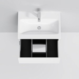Тумба с раковиной AM.PM Gem 60 белая глянцевая с 2 ящиками для ванной в интернет-магазине Sanbest
