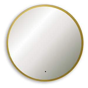 Зеркало ART&MAX Sanremo 100 AM-San-1000-DS-F-Gold золото в ванную от интернет-магазине сантехники Sanbest