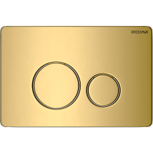 Кнопка для инсталляции Grossman Style 700.K31.05.30M.30M золото глянцевое купить в интернет-магазине сантехники Sanbest