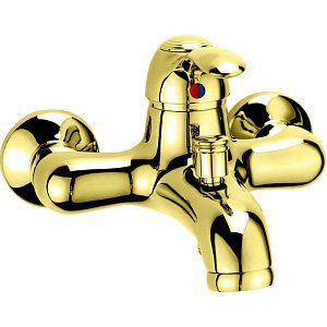 Смеситель для ванны и душа Cezares LIRA-VDM1-03 золото купить в интернет-магазине сантехники Sanbest