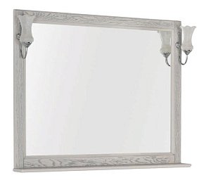 Зеркало Aquanet Тесса 105 жасмин/серебро в ванную от интернет-магазине сантехники Sanbest