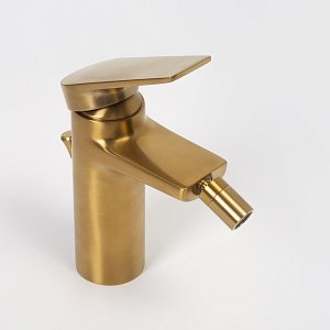 Смеситель для биде WasserKRAFT Aisch 5506 матовое золото купить в интернет-магазине сантехники Sanbest