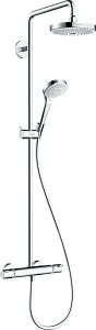 Душевая система Hansgrohe Croma Select S Showerpipe 180 2jet 27253400 купить в интернет-магазине сантехники Sanbest