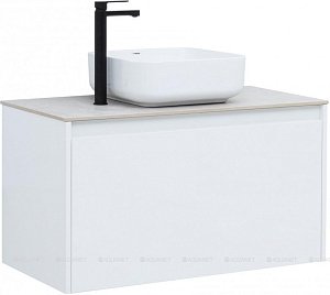 Тумба с раковиной Aquanet Nova Lite 90 белый (1 ящик) для ванной в интернет-магазине Sanbest
