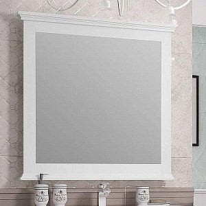 Зеркало Опадирис Палермо 75 белый матовый в ванную от интернет-магазине сантехники Sanbest